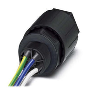 Phoenix Contact - Geräteanschluss für steckbare Gebäudeinstallation Wanddurchführung QPD W 4PE6,0#1410392 9-14 M25 0,5 BK