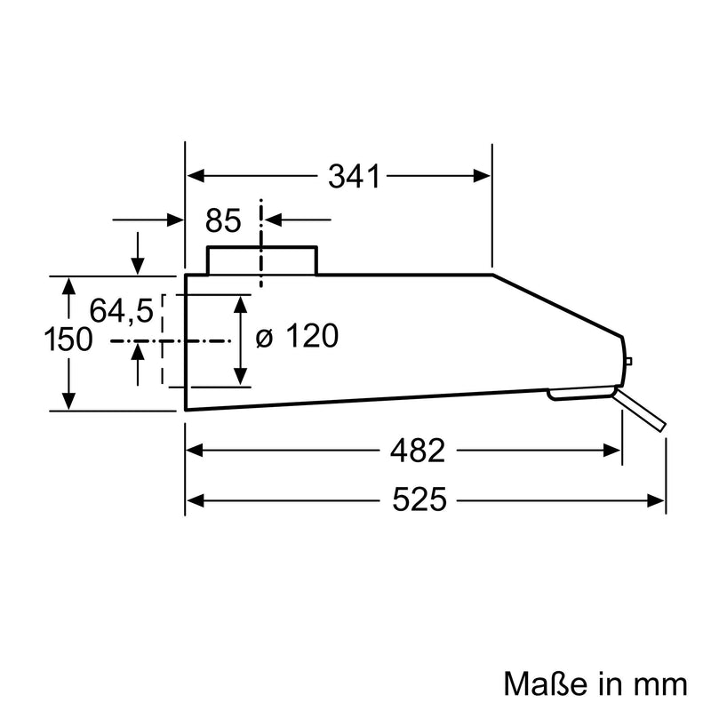 Siemens - Dunstabzugshaube UB-Haube LU63LCC40 iQ100,60cm