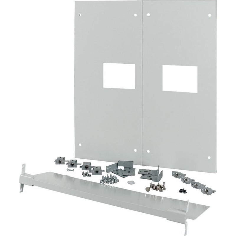 Eaton - Abdeckung/Blende/Beschriftungsleiste (Schaltschrank) Frontplatte 2xNZM4 3polig XM2N43F08C Festeinbau grau