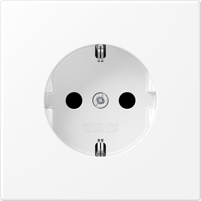 Jung - Abdeckung/Bedienelement für Installationsschalterprogramme Abdeckung LS 1520 KIPL WWM schneeweiß matt