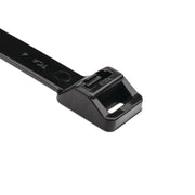 HellermannTyton - Kabelbinder Wiederöffnungsbinder RT250XL-N66-BK-Q1 − 25 Stück