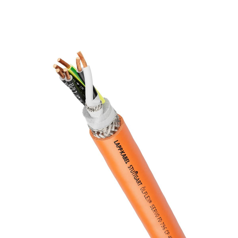 Lapp Kabel&Leitung - Energiekabel < 1 kV, für ortsveränderlichen Einsatz ÖLFLEX SERVO FD 796 CP 0027992 4G4+(4x0,5)