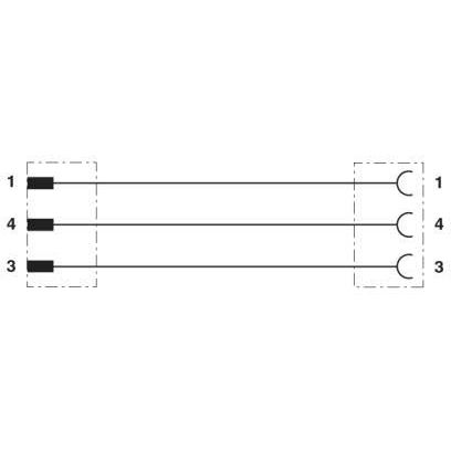 Phoenix Contact - Konfektioniertes Sensor-Aktor-Kabel Sensor-/Aktor-Kabel SAC-3P-M 8MS#1693270