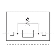 WAGO - Bauelementestecker Sicherungsstecker 280-850/281-415 Leuchtanzeige,grau − 100 Stück