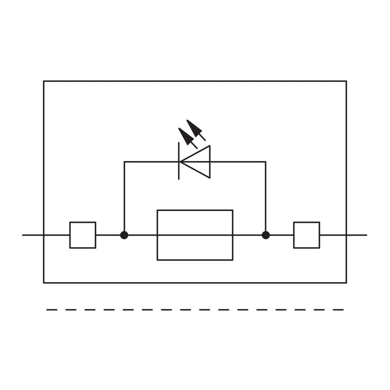 WAGO - Bauelementestecker Sicherungsstecker 280-850/281-415 Leuchtanzeige,grau − 100 Stück