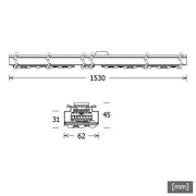 LTS Licht&Leuchten - Lichtleiste LED-Lichteinsatz ALA-L 005.840.1530 840