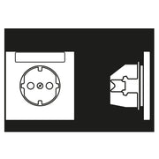 Jung - Steckdose SCHUKO-Steckdose 16A 250V LS 1520 INA RT m.Berührungsschutz
