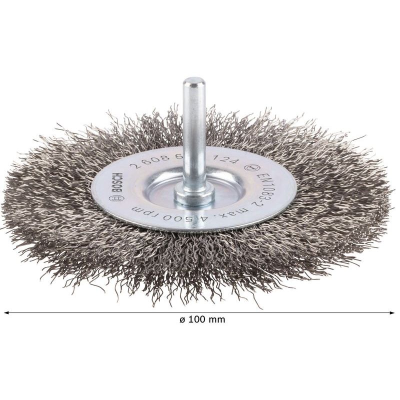 Bosch - Rotierende Drahtbürste PRO Stainless Steel clean 2608622124 Scheibenbürste