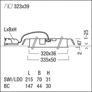 Zumtobel Group - Decken - /Wandleuchte LED - Einbauleuchte SUI DF9 #60211000 3000K