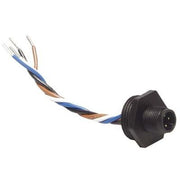 Leuze - Rundsteckverbinder, Einbau (mit Leitung) Einbaustecker AC-PLP-8