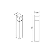 Brumberg Leuchten - Wegeleuchte LED-Pollerleuchte 65211103 3000K, graphit
