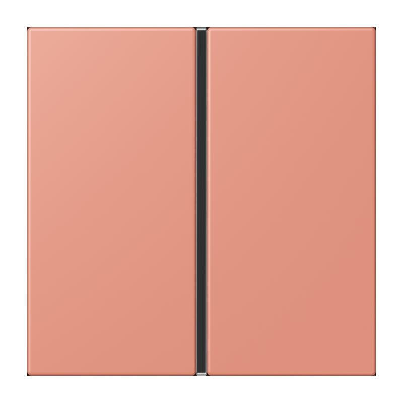 Jung - Abdeckung/Bedienelement für Installationsschalterprogramme Tastensatz 1fach LC 401 TSA 233 locre rouge moyen