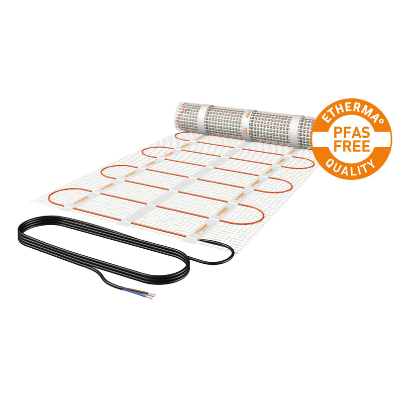 Etherma - Elektrische Flächenheizung Heizmatte extra dünn eFLOOR-PRO-80-500 2.7mm, 200W, 230V