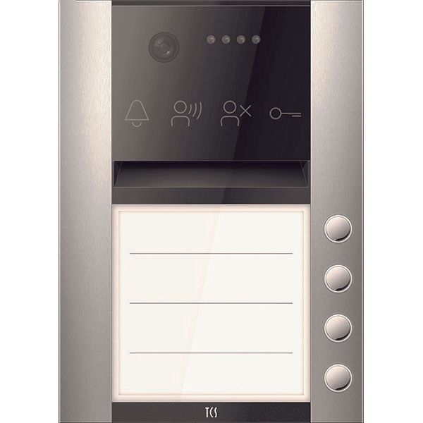 TCS Tür Control - Türstation für Türkommunikation Video-Außenstation AVA610104-0010 4 Klingelta. R