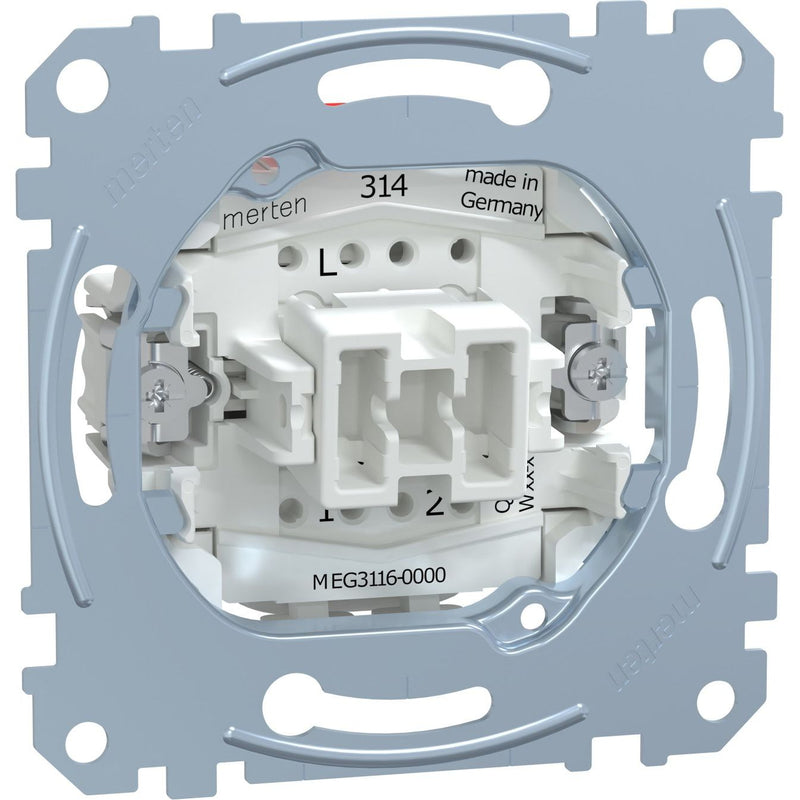 Merten - Installationsschalter Aus/Wechselschalter-Eins. MEG3116-0000 1-pol.10AX 250V AC