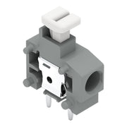 WAGO - Leiterplattenklemme Anreihbare Leiterplattenk. 235-743/331-000 Drücker,1,5mm²,lgr − 100 Stück