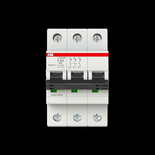 ABB Stotz S&J - Leitungsschutzschalter Sicherungsautomat S203MT-K40 10kA, 40A, 3P