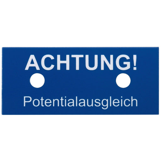 DEHN - Zubehör/Ersatzteile für Erdung und Blitzschutz Hinweisschild HWS70X30APADEENK ! Potentialausgleich − 10 Stück