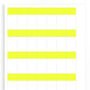 Weidmüller - Kabelmarkierungssystem Kabelmarkierer LMWriteOn 25,4x57 GE 57x25,4mm,gelb − 10 Stück