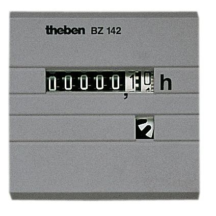 Theben - Betriebsstundenzähler BZ 142-1 24V Front 48x48mm, AC − 1 Stück