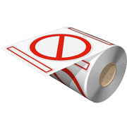 Weidmüller - Kennzeichnungsmaterial Gerätemarkierung THM SE-P 100 RT/WS 100mm − 250 Stück