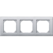 Merten - Abdeckrahmen Rahmen 3f.alu 488360 bündiger Einbau
