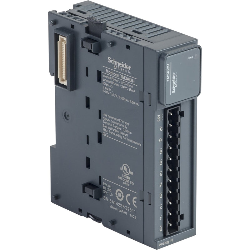 Schneider Electric - SPS-Analoges Ein-/Ausgangs-Modul E/A-Erweiterung TM3 TM3AI2H EA-Modul 2 analog E