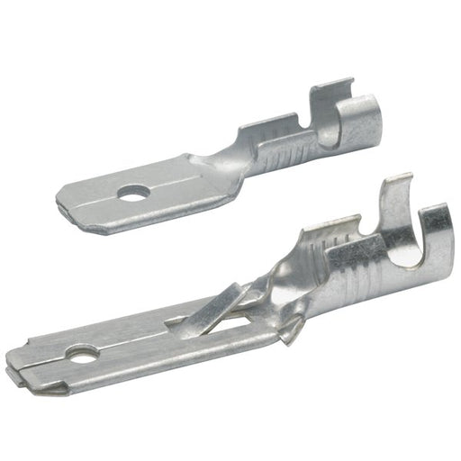 Klauke - Rund-/Flachsteckverbindung Flachstecker 1830 1,5-2,5qmm − 100 Stück