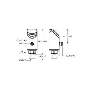 Turck - Druckschalter Drucksensor PS510-10V #100002996 Druck:-1 ... 10 bar − 1 Stück