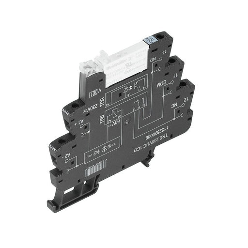 Weidmüller - Schaltrelais Koppelrelais TRS 120VUC 1CO AGSNO 120 V UC 10 %,1W − 10 Stück