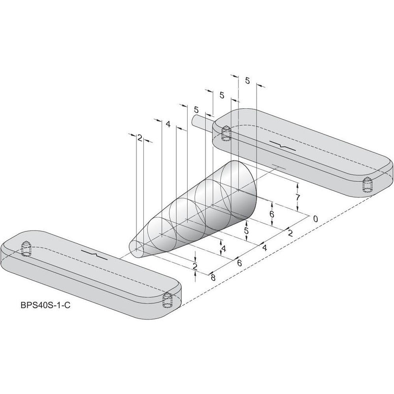 Schmersal - Einzelpositionsschalter Sicherheits-Sensor BPS 40S-1-C