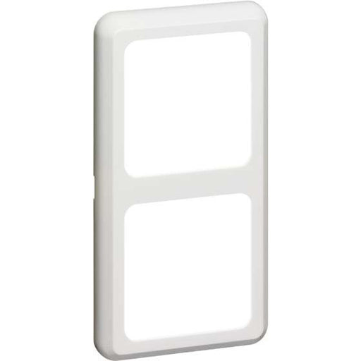 Peha - Abdeckrahmen Rahmen 2-fach sw D 772.19 waage/senkrecht
