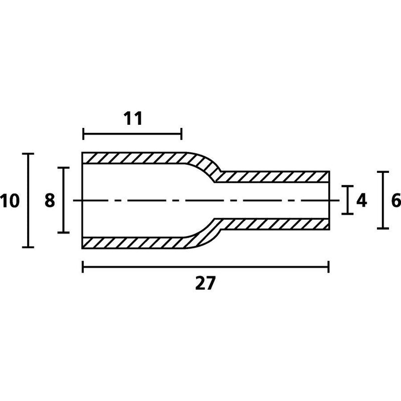 HellermannTyton - Durchführungstülle Schutzkappe HV4819-PVC-NA-N1 − 2000 Stück