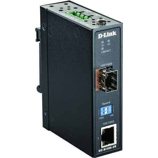 DLink - Media Konverter Ethernet SFP Konverter DIS-M100G-SW Gigabit Industrial