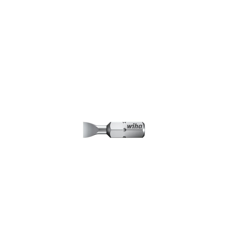 Wiha - Bit Schlitz-Standard-Bit 7010 Z 0,8x5,5x25 Form C 6,3 − 10 Stück