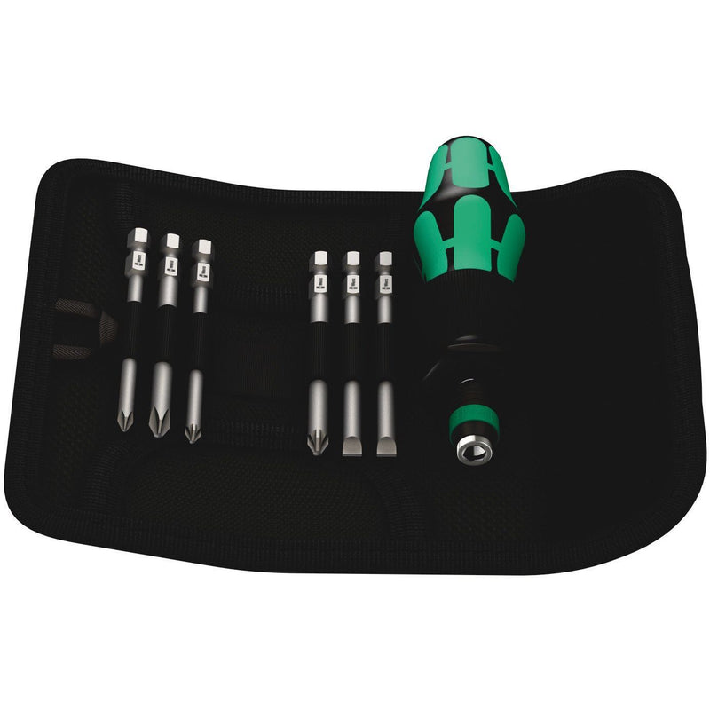 Wera - Bit-Set Schraubendreher 059298 Falttasche 7-tlg