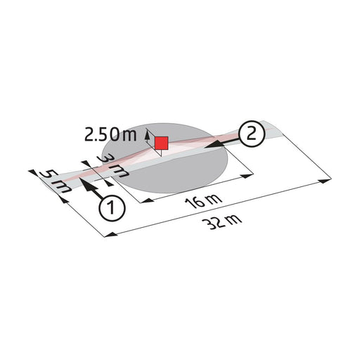 BEG Brück Electronic - Bewegungsmelder/Präsenzmelder komplett Bewegungsmelder BL4-K-DE Korridor