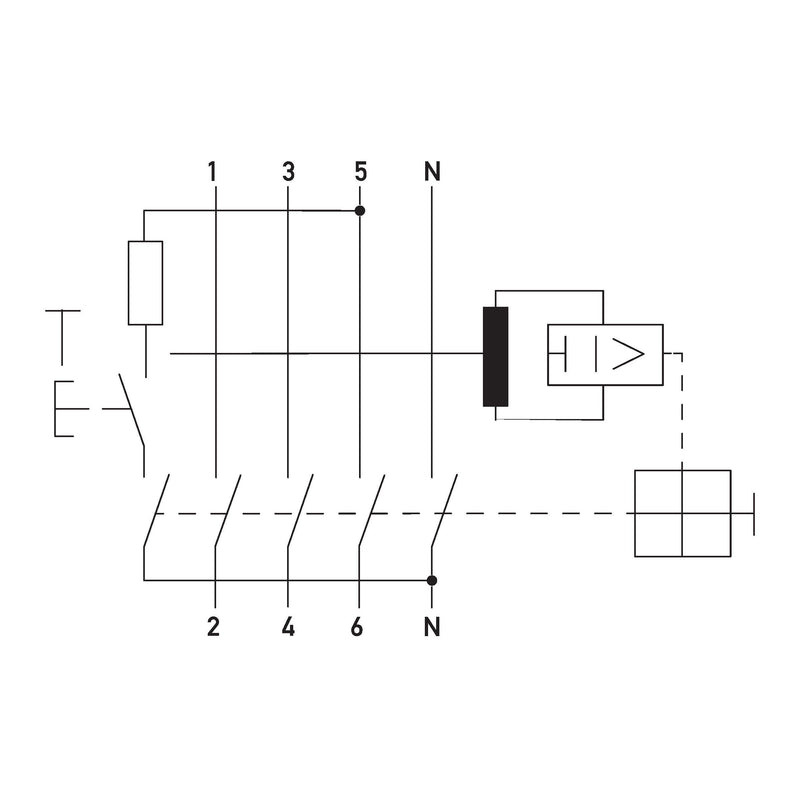Doepke - Fehlerstrom-Schutzschalter FI-Schalter DFS4 063-4/0,50-A R