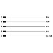 Phoenix Contact - Konfektioniertes Sensor-Aktor-Kabel Sensor-/Aktor-Kabel SAC-5P-M12MS/5,0-PVC