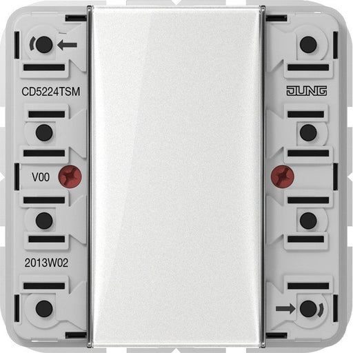 Jung - Taster Tastsensor-Modul 2fach CD 5224 TSM AC/DC24V 2-k. 4Sp