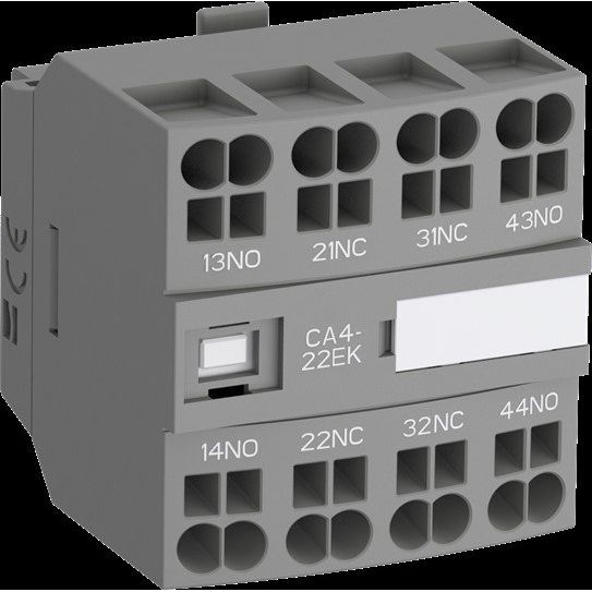 ABB Stotz S&J - Hilfsschalterblock Hilfskontaktblock CA4-04NK 4-polig, 4Ö