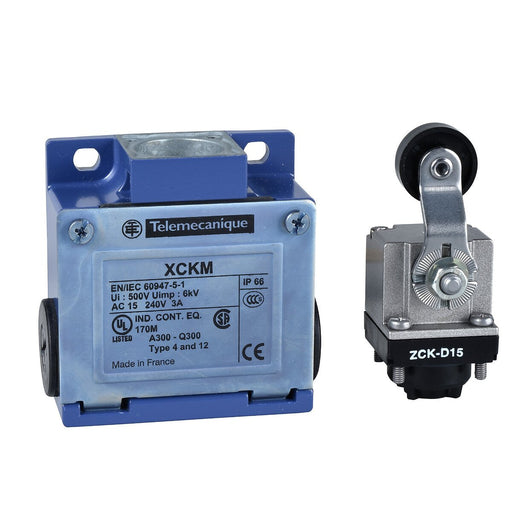 Telemechanique Sensors - Einzelpositionsschalter Positionsschalter XCKM115 IP66 K,ÖS m.Schwenk