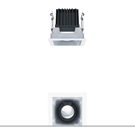 Zumtobel Group - Downlight/Strahler/Flutlicht LED - Downlight PANOS INF #60817521 3000K