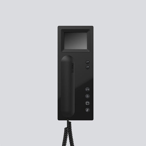 Siedle&Söhne - Innenstation für Türkommunikation Bus-Telefon Standard BTSV 850-03 SH/S m.Farbmonitor sw hgl
