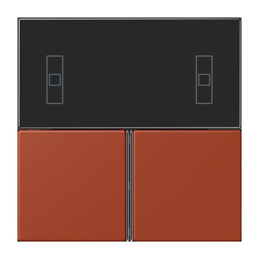Jung - Abdeckung/Bedienelement für Installationsschalterprogramme Tastensatz 3fach LC 4093 TSA 232 locre rouge
