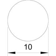 OBO Bettermann - Rundleiter/Draht für Blitzschutz Aluminiumdraht RD 10-ALU 10mm − 95 Meter