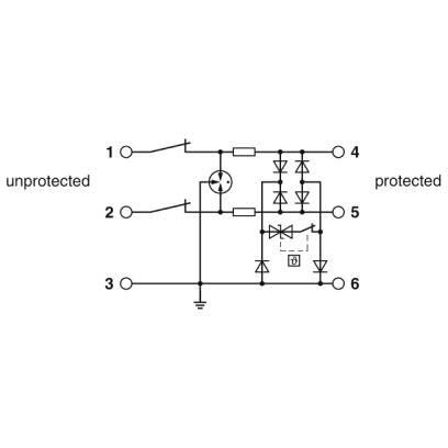 Phoenix Contact - Überspannungsableiter für Informations-/MSR-Technik Überspannungsschutzgerät 2906756