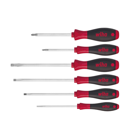 Wiha - Schraubendreherset Schraubendrehersatz 302SF ZK6 SO S.6tlg SL/PZ SoftFinish