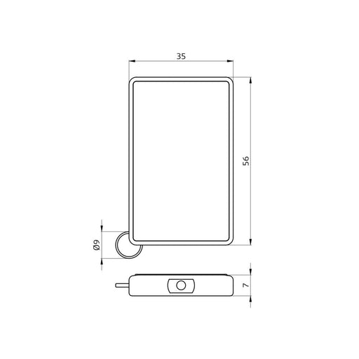 BEG Brück Electronic - Zubehör/Ersatzteile für Bewegungsmelder IR-Fernbedienung IR-PD-KNX-Mini