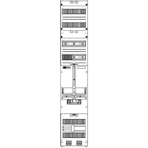 ABN - Zählerfeld Zählerplatz ZV19110 3Pkt 1Z/4VTR